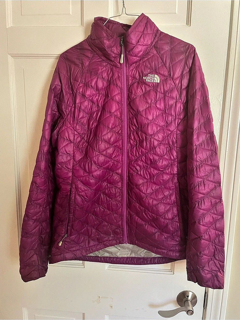 The North Face ThermoBall Jacket Quilted Puffer Purple Medium